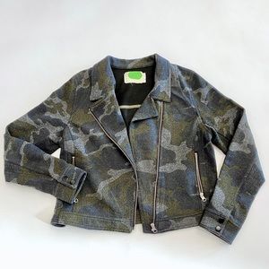 Anthropology Camo Print Jacket